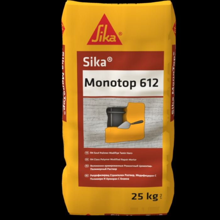 Sika MonoTop-612-R4 Sınıfı Polimer Modifiye Tamir harcı 25 KG/T