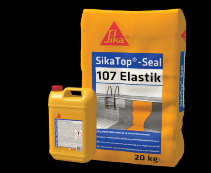 SikaTop Seal-107 Elastik Çimento Esaslı Su Yalıtım Malzemesi