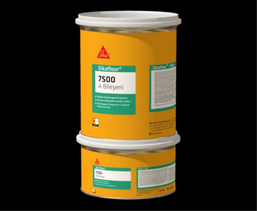 Sikafloor-7530-İKİ BİLEŞENLİ EPOKSİ ESASLI PORTAKAL KABUĞU DESENLİ ZEMİN KAPLAMA BOYASI 12,5 Kg / Se